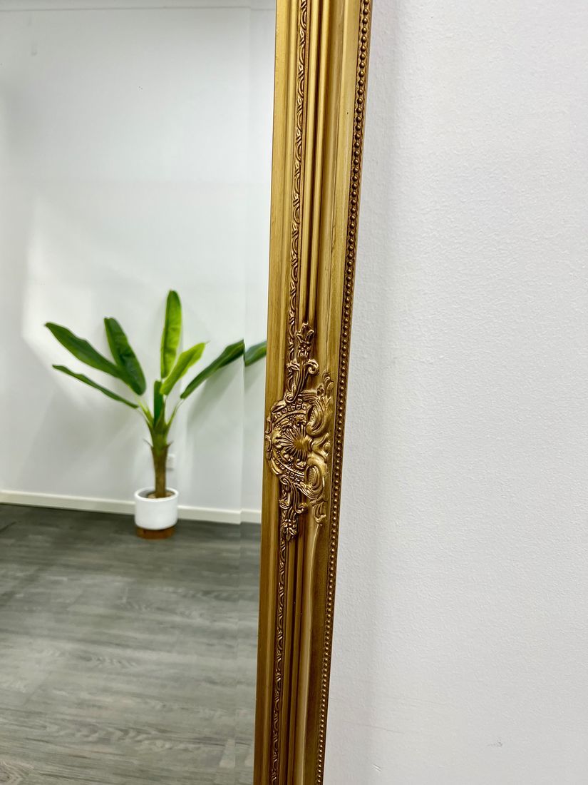 Elegant Provincial Gold Rectangle Mirror