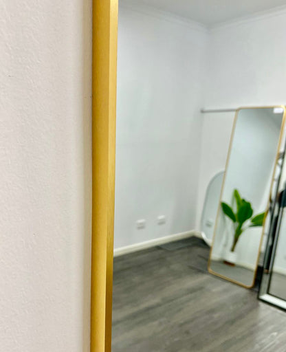 Metallica Gold Rectangle Mirror