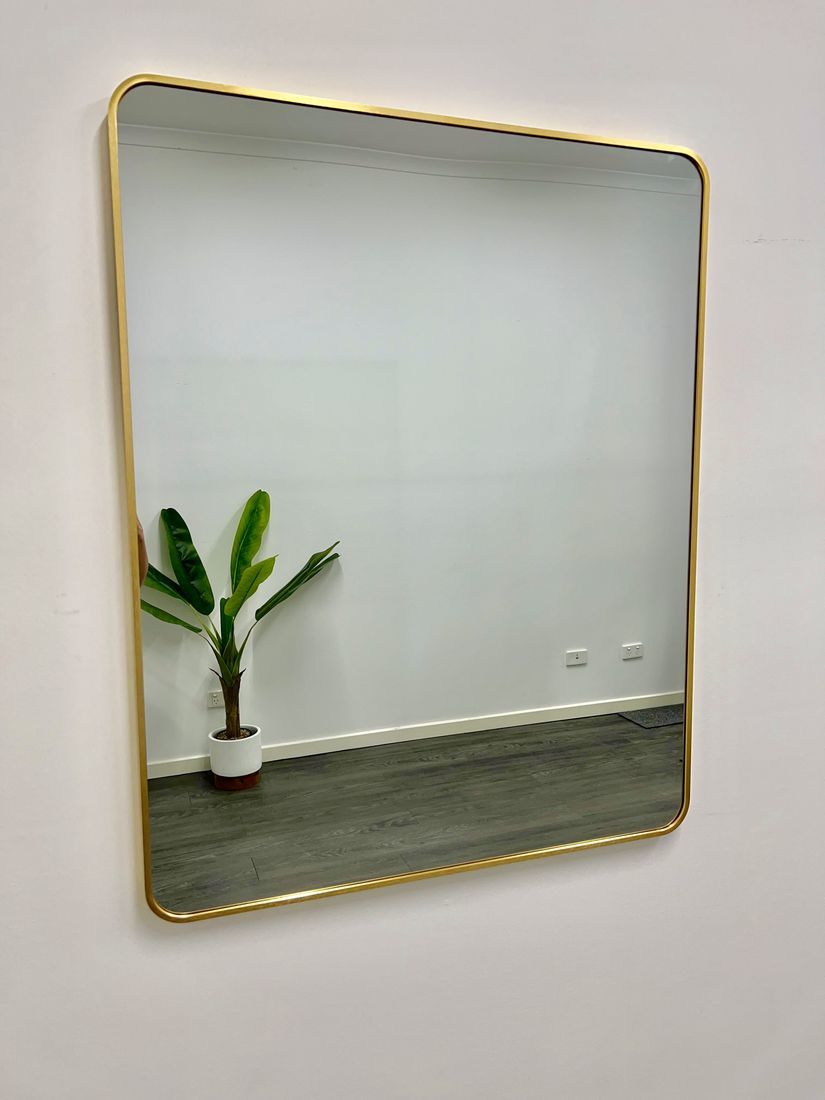 Metallica Gold Rectangle Mirror