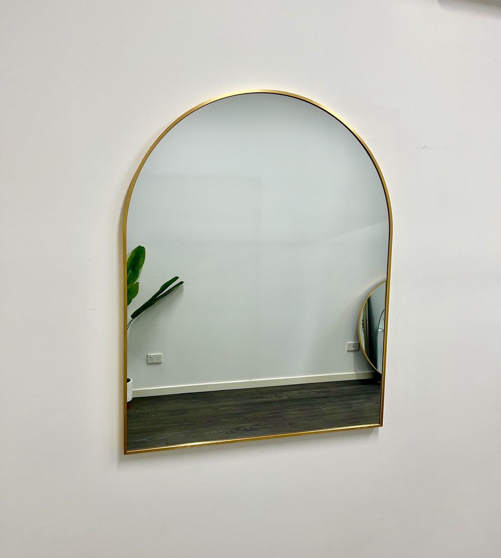 Metallica Gold Arch Mirror