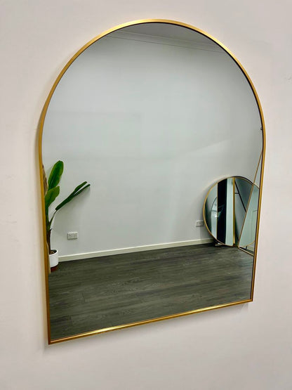 Metallica Gold Arch Mirror